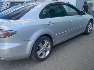 2006 Mazda 6 I (GG) Рестайлинг, серебристый, 320000 рублей, вид 3