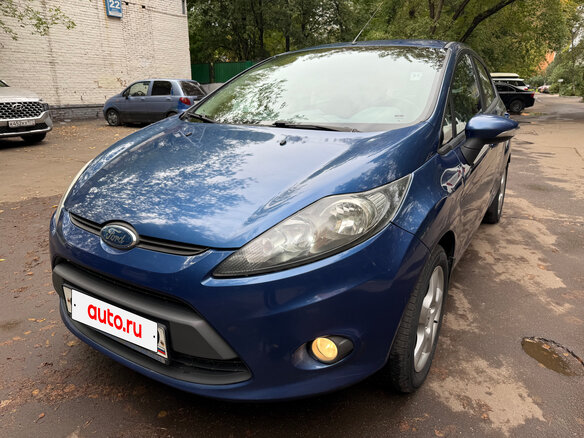 2008 Ford Fiesta Mk6, синий - вид 2