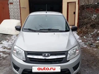 2017 Lada (ВАЗ) Granta I, серебристый, 470000 рублей, вид 2