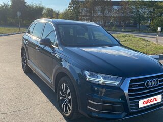 2018 Audi Q7 II (4M), синий, 4750000 рублей, вид 2