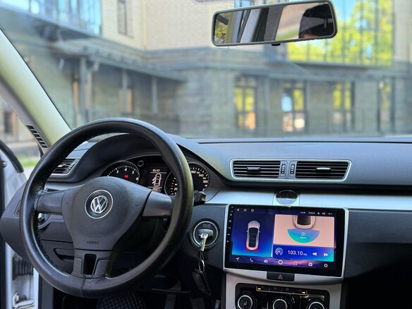 2012 Volkswagen Passat B7, белый - вид 9