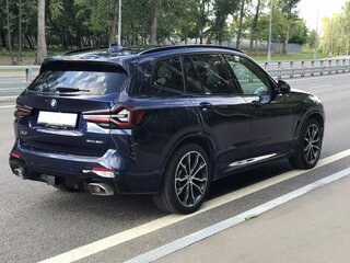 2022 BMW X3 30i xDrive III (G01) Рестайлинг, синий, 4950000 рублей, вид 5