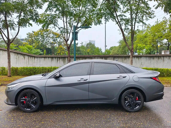 2023 Hyundai Elantra VII (CN7), серый - вид 3