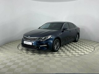 2018 Kia Optima IV Рестайлинг, синий, 1485000 рублей, вид 1