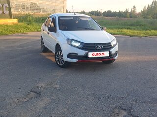 2021 Lada (ВАЗ) Granta I Рестайлинг, белый, 505000 рублей, вид 2