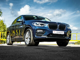 2019 BMW X4 30i II (G02), синий, 4139000 рублей, вид 3