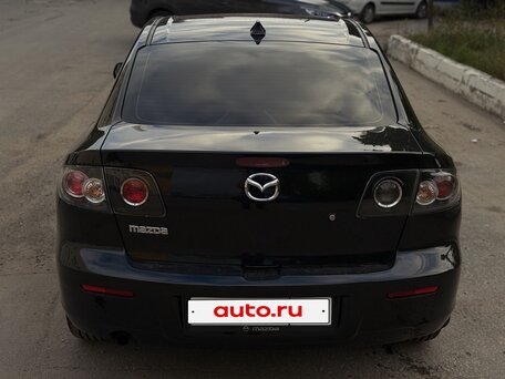 2008 Mazda 3 I (BK) Рестайлинг, чёрный, 620000 рублей, вид 5