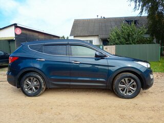 2012 Hyundai Santa Fe III, синий, 1800000 рублей, вид 2
