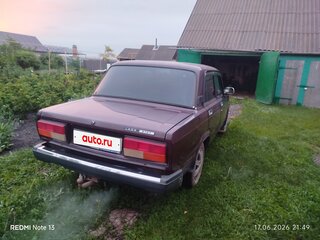 2008 Lada (ВАЗ) 2107, пурпурный, 180000 рублей, вид 4