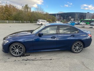 2019 BMW 3 серии 318d VII (G2x), синий, 3087000 рублей, вид 2
