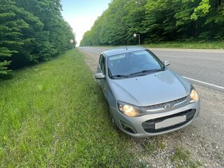 2013 Lada (ВАЗ) Kalina II, серебристый, 610000 рублей, вид 2