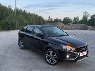 2019 Lada (ВАЗ) Vesta SW Cross I, чёрный, 890000 рублей, вид 4