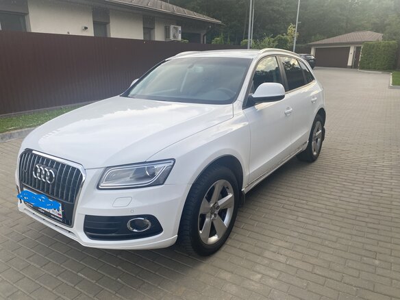 2012 Audi Q5 I (8R) Рестайлинг, белый, 1900000 рублей