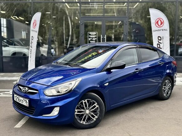 2013 Hyundai Solaris I, синий