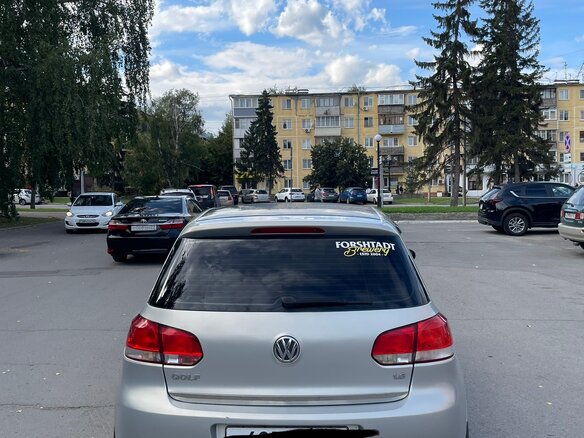 2010 Volkswagen Golf VI, серебристый - вид 4