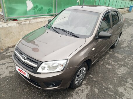 2017 Lada (ВАЗ) Granta I, коричневый, 475000 рублей, вид 1