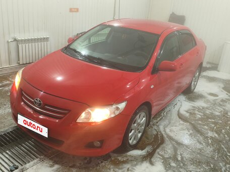 2007 Toyota Corolla AMT X (E140, E150), красный, 450000 рублей, вид 3