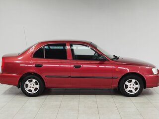 2005 Hyundai Accent ТагАЗ II, красный, 365000 рублей, вид 4