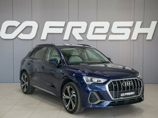 2021 Audi Q3 40 TFSI II (F3), синий, 3550000 рублей, вид 1