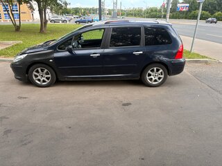2006 Peugeot 307 I Рестайлинг, синий, 350000 рублей, вид 4