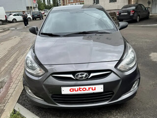 2014 Hyundai Solaris I Рестайлинг, серый, 810000 рублей, вид 1