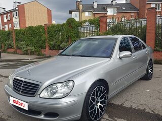 2004 Mercedes-Benz S-Класс 350 Long IV (W220) Рестайлинг, серебристый, 1650000 рублей, вид 2
