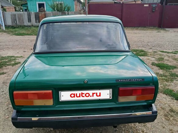2005 Lada (ВАЗ) 2107, зелёный, 135000 рублей - вид 6