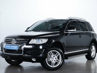 2007 Volkswagen Touareg I Рестайлинг, чёрный, 1599000 рублей, вид 3