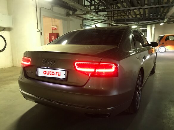 2012 Audi A8 Long III (D4), бежевый, 2500000 рублей - вид 10