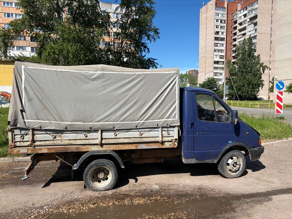 1997 ГАЗ ГАЗель (3302), синий, 170000 рублей - вид 3