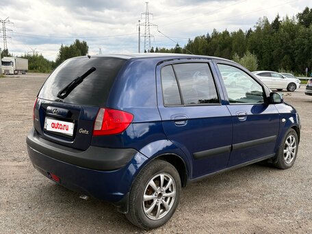 2008 Hyundai Getz I Рестайлинг, синий, 345000 рублей, вид 3