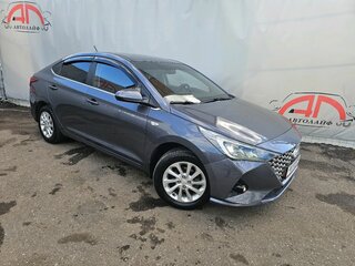 2021 Hyundai Solaris II Рестайлинг, серый, 1419000 рублей, вид 1
