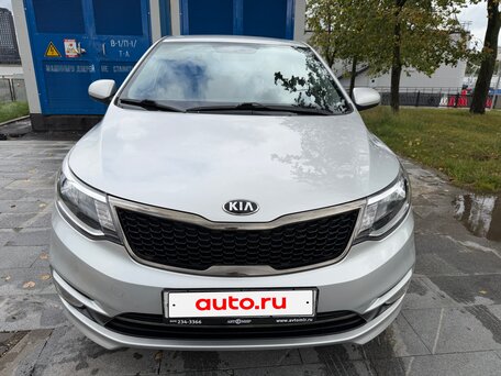 2015 Kia Rio 6-speed III, серый, 1045000 рублей, вид 4