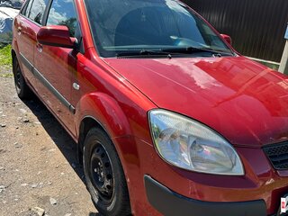 2009 Kia Rio II, красный, 400000 рублей, вид 1