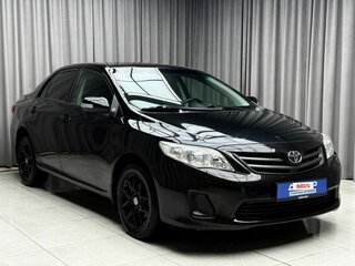 2010 Toyota Corolla X (E140, E150) Рестайлинг, чёрный, 1099000 рублей, вид 1