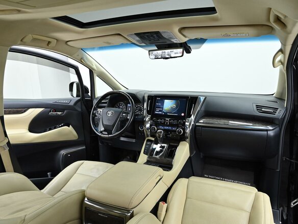 2021 Toyota Alphard III Рестайлинг, чёрный, 4199000 рублей - вид 6