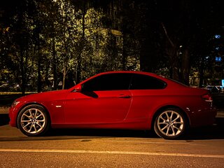 2008 BMW 3 серии 325i V (E90/E91/E92/E93), красный, 1300000 рублей, вид 2