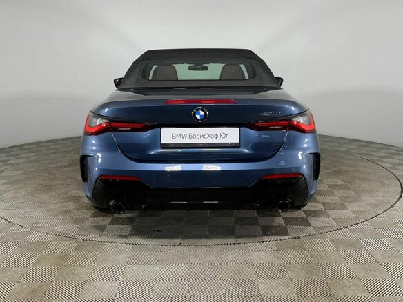 2024 BMW 4 серии 430i G22, G23, G26 Рестайлинг, синий - вид 4