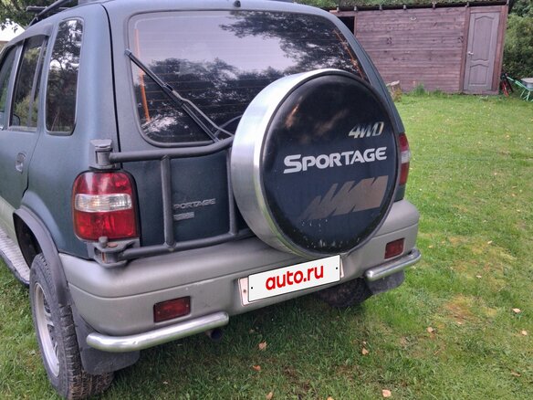 1998 Kia Sportage I, зелёный - вид 3