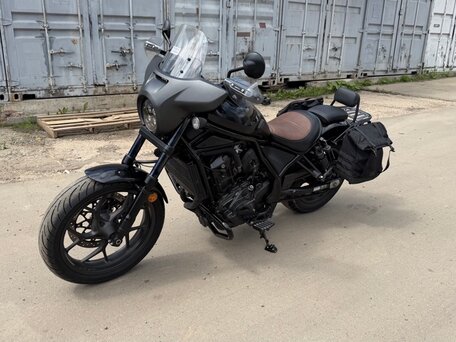 2023 Honda CMX 1100 Rebel, чёрный, 1059000 рублей, вид 1