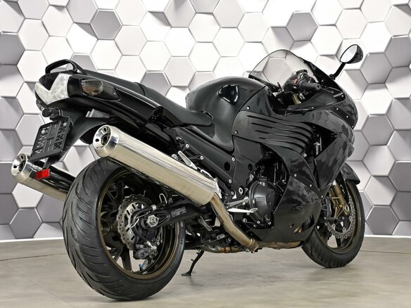 2006 Kawasaki ZZR 1400, чёрный - вид 6