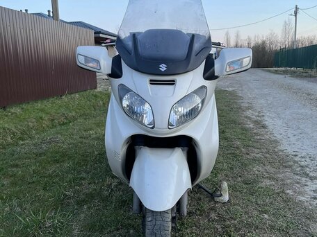2007 Suzuki Burgman (SkyWave) 650, белый, 350000 рублей, вид 2