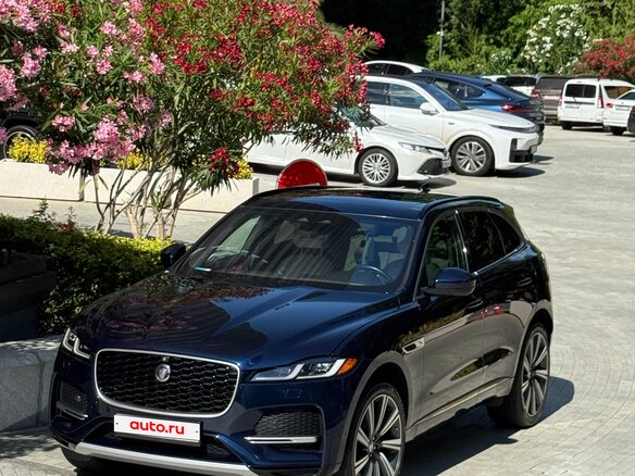 2021 Jaguar F-Pace I Рестайлинг, синий, 4990000 рублей