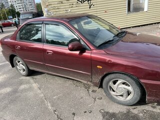 2008 Kia Spectra I Рестайлинг 2, красный, 240000 рублей, вид 4