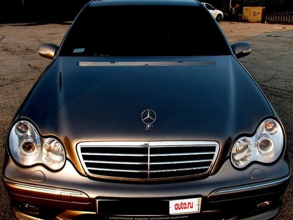 2004 Mercedes-Benz C-Класс 230 II (W203) Рестайлинг, серый, 1150000 рублей - вид 3