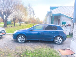2008 Opel Astra H Рестайлинг, синий, 220000 рублей, вид 4