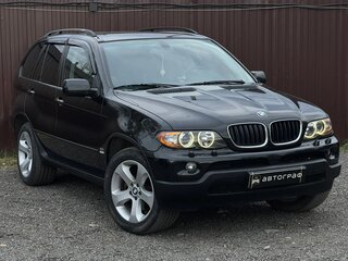 2005 BMW X5 3.0i I (E53) Рестайлинг, чёрный, 1199777 рублей, вид 4