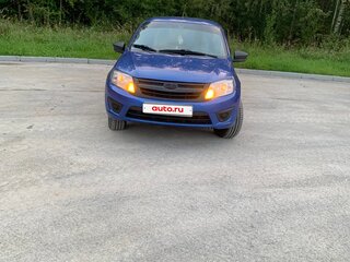 2017 Lada (ВАЗ) Granta I, синий, 395000 рублей, вид 2