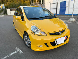 2008 Honda Jazz I Рестайлинг, жёлтый, 750000 рублей, вид 3