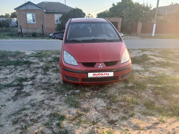 2005 Mitsubishi Colt CZ3 VI (Z20/Z30), красный, 350000 рублей